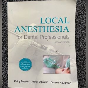 Local anesthesia for dental professionals second edition